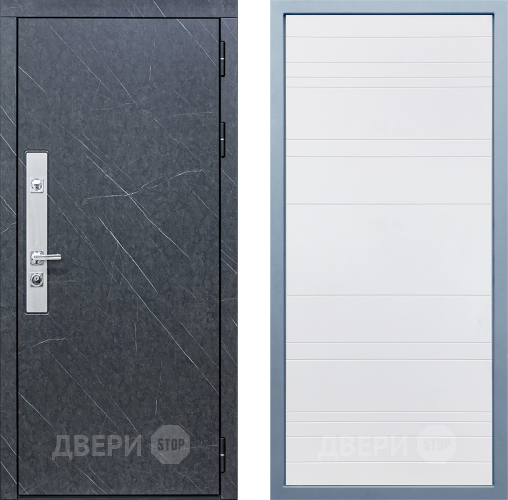 Входная металлическая Дверь Дива МХ-26 STR Д-5 Белый в Жуковский