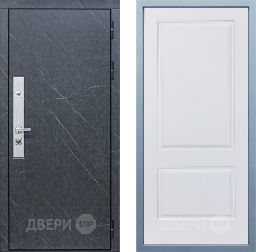 Входная металлическая Дверь Дива МХ-26 STR Д-7 Белый в Жуковский