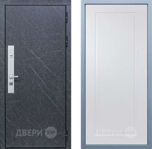 Входная металлическая Дверь Дива МХ-26 STR Н-10 Белый в Жуковский