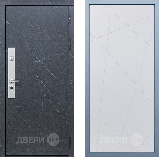 Входная металлическая Дверь Дива МХ-26 STR Д-11 Белый в Жуковский