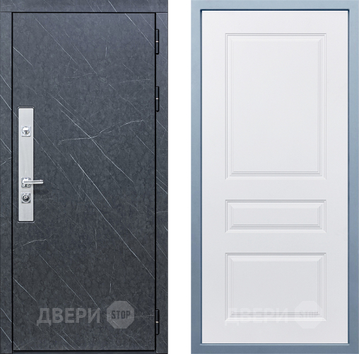 Входная металлическая Дверь Дива МХ-26 STR Д-13 Белый в Жуковский