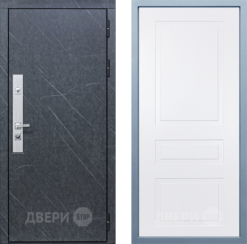 Входная металлическая Дверь Дива МХ-26 STR Н-13 Белый в Жуковский
