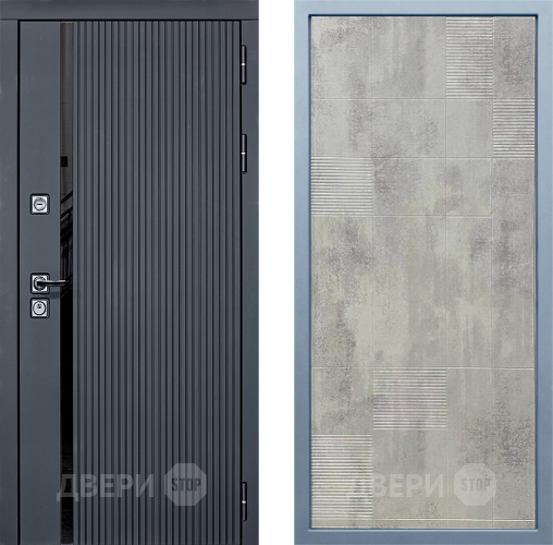 Входная металлическая Дверь Дива МХ-46 STR Д-4 Бетон темный в Жуковский