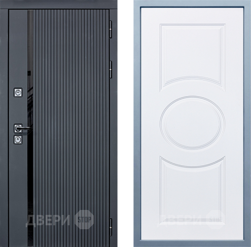 Входная металлическая Дверь Дива МХ-46 STR Д-8 Белый в Жуковский