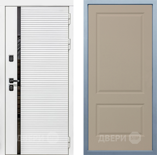 Входная металлическая Дверь Дива МХ-45 Белая STR Д-7 Шампань в Жуковский