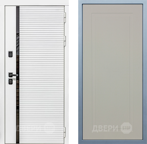 Входная металлическая Дверь Дива МХ-45 Белая STR Н-10 Шампань в Жуковский