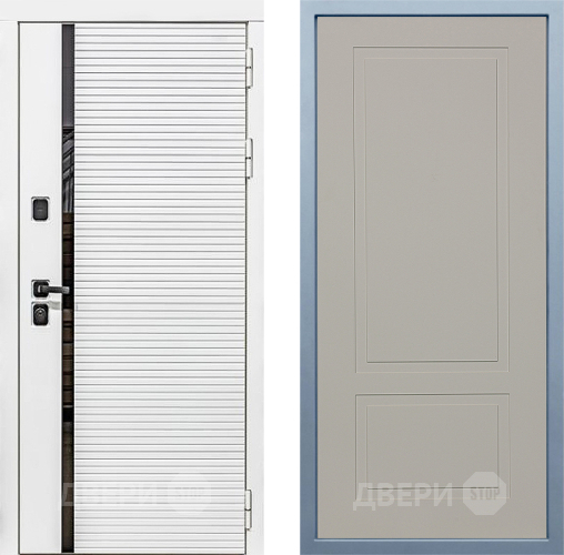 Входная металлическая Дверь Дива МХ-45 Белая STR Н-7 Шампань в Жуковский