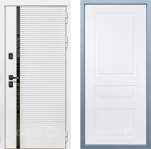 Входная металлическая Дверь Дива МХ-45 Белая STR Н-13 Белый в Жуковский