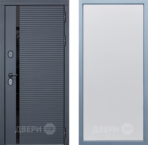 Входная металлическая Дверь Дива МХ-45 STR Н-1 Белый в Жуковский