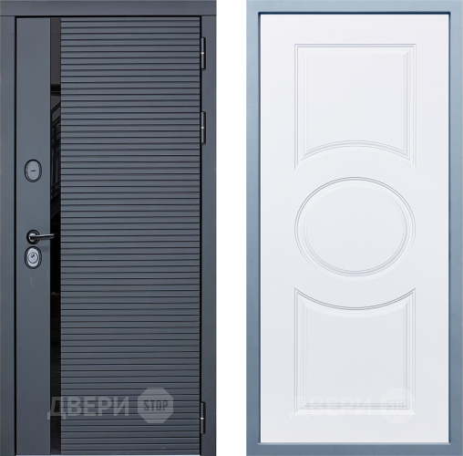 Входная металлическая Дверь Дива МХ-45 STR Д-8 Белый в Жуковский