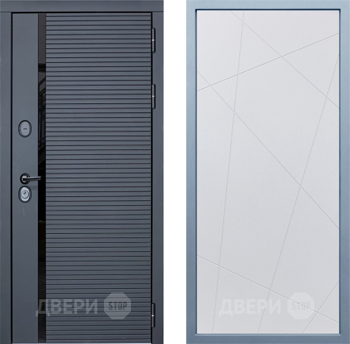 Входная металлическая Дверь Дива МХ-45 STR Д-11 Белый в Жуковский