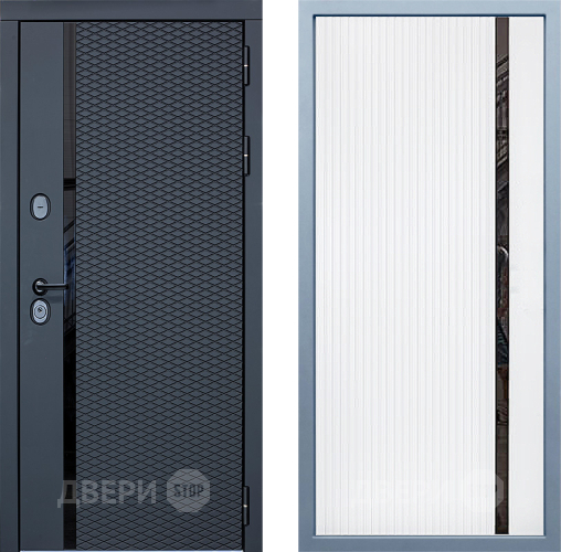 Входная металлическая Дверь Дива МХ-47 STR МХ-46 Белый матовый в Жуковский