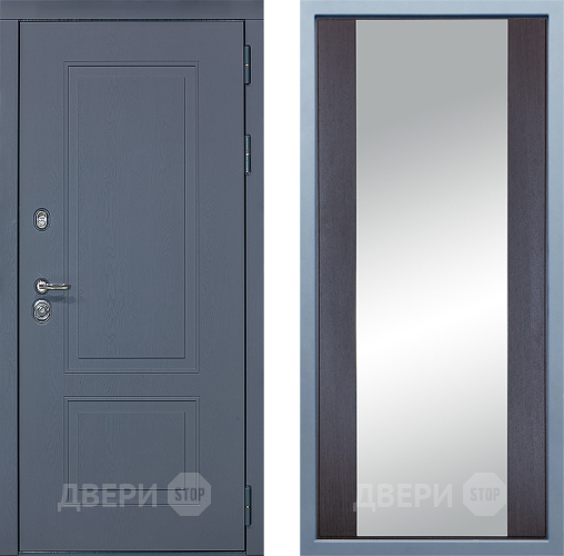 Входная металлическая Дверь Дива МХ-38 STR Д-15 Зеркало Венге в Жуковский
