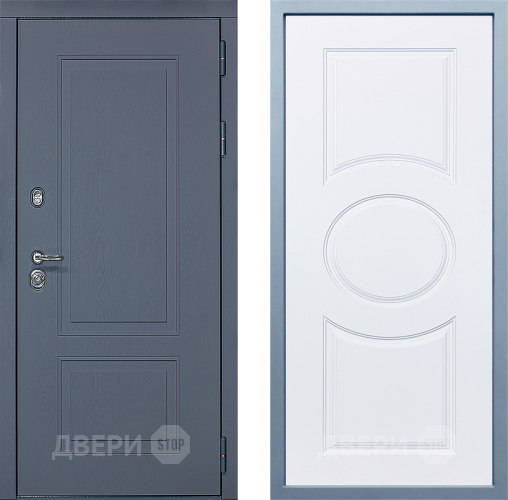 Входная металлическая Дверь Дива МХ-38 STR Д-8 Белый в Жуковский