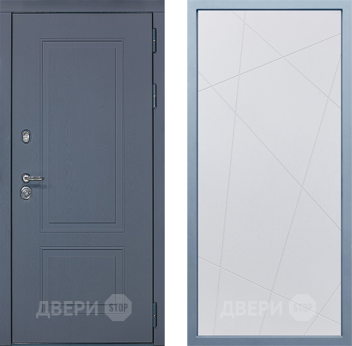 Входная металлическая Дверь Дива МХ-38 STR Д-11 Белый в Жуковский