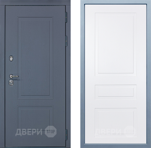 Входная металлическая Дверь Дива МХ-38 STR Н-13 Белый в Жуковский