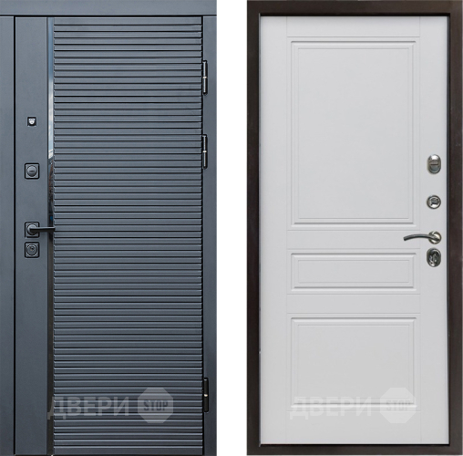 Дверь Престиж Черная Линия Классика Белый матовый в Жуковский