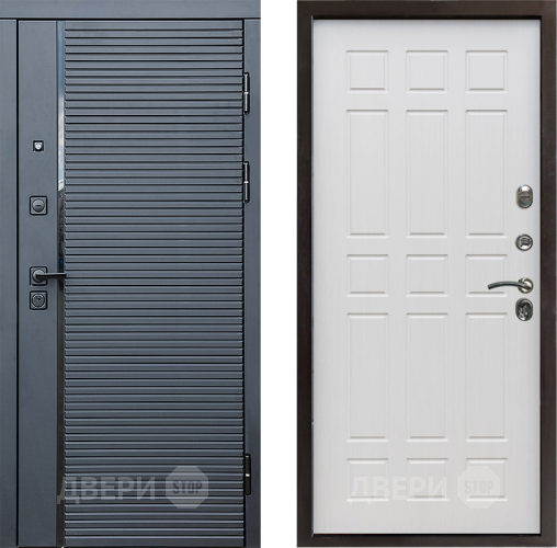 Входная металлическая Дверь Престиж Черная Линия Спарта Лиственница белая в Жуковский