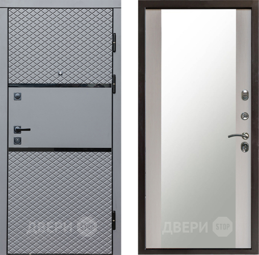 Дверь Престиж Ромб Зеркало Лиственница белая в Жуковский