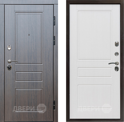 Входная металлическая Дверь Престиж Классика Венге Классика Белое дерево в Жуковский