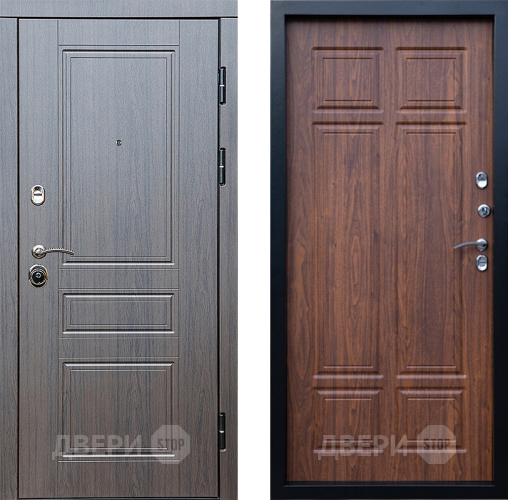 Входная металлическая Дверь Престиж Классика Венге Премиум Орех темный в Жуковский