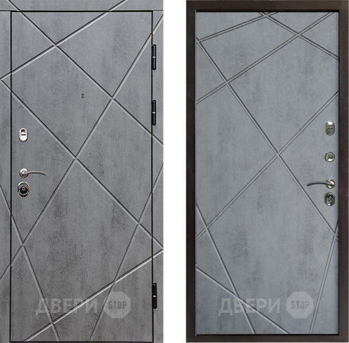 Дверь Престиж Лучи Лучи Бетон темный в Жуковский