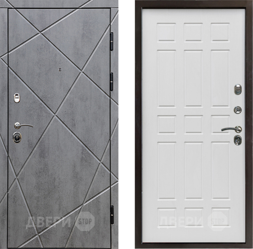 Входная металлическая Дверь Престиж Лучи Спарта Белое дерево в Жуковский