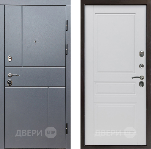 Дверь Престиж Горизонт Грэй Классика Белый матовый в Жуковский