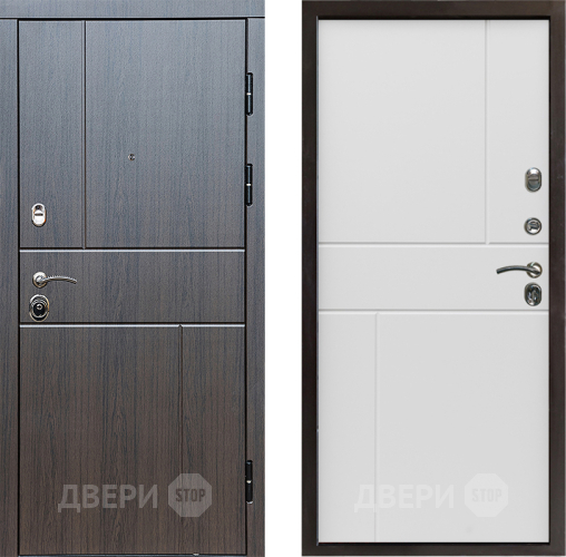 Входная металлическая Дверь Престиж Горизонт Венге Горизонт Бетон белый в Жуковский