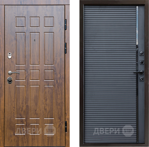 Входная металлическая Дверь Престиж Стандарт Porte Черный кварц в Жуковский