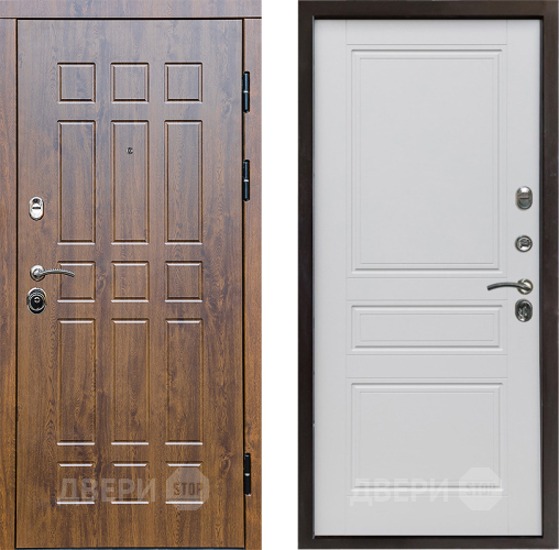 Входная металлическая Дверь Престиж Стандарт Классика Белый матовый в Жуковский