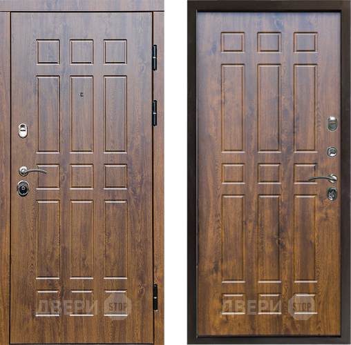 Входная металлическая Дверь Престиж Стандарт Спарта Дуб в Жуковский