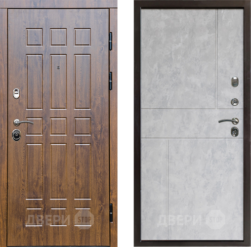 Входная металлическая Дверь Престиж Стандарт Горизонт Бетон светлый в Жуковский