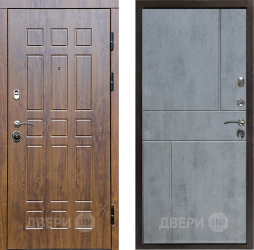 Дверь Престиж Стандарт Горизонт Бетон темный в Жуковский