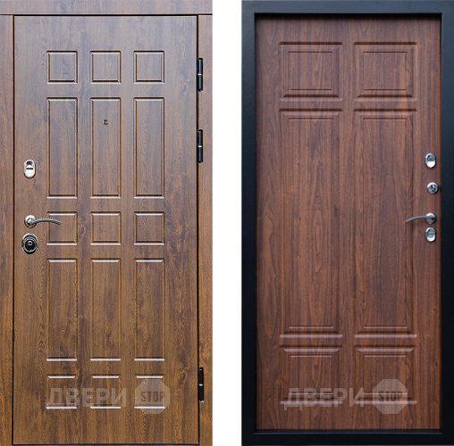 Входная металлическая Дверь Престиж Стандарт Премиум Орех темный в Жуковский