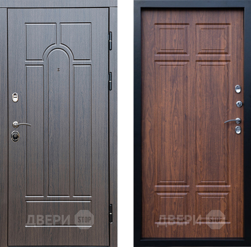 Входная металлическая Дверь Престиж Арка Премиум Орех темный в Жуковский