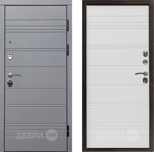Дверь Престиж Линия Грэй Line Белый в Жуковский