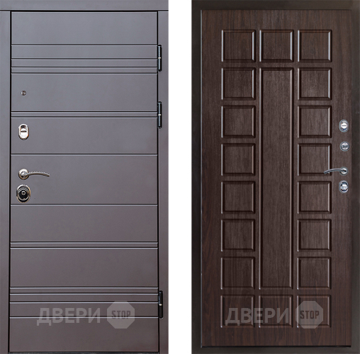 Входная металлическая Дверь Престиж Линия Браун Престиж Венге в Жуковский