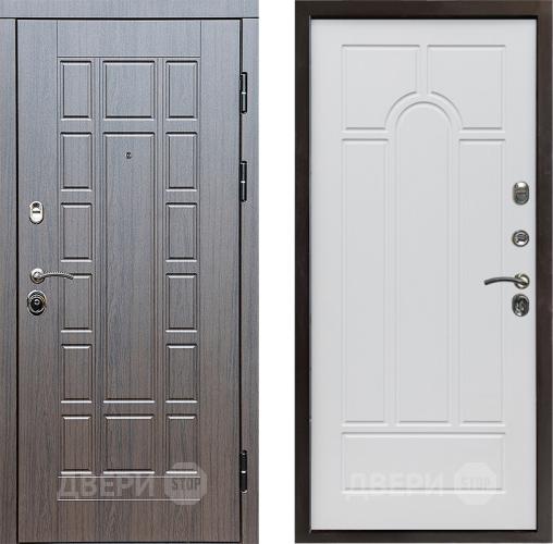 Входная металлическая Дверь Престиж Престиж Арка Белое дерево в Жуковский