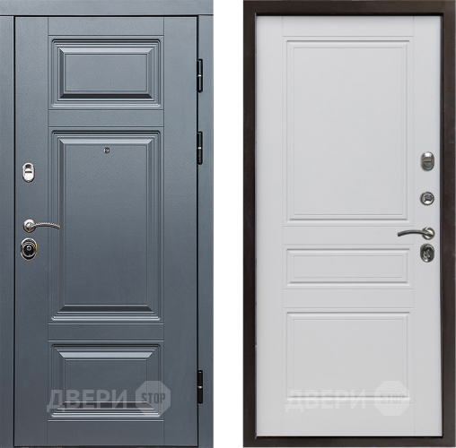 Входная металлическая Дверь Престиж Премиум Классика Белый матовый в Жуковский