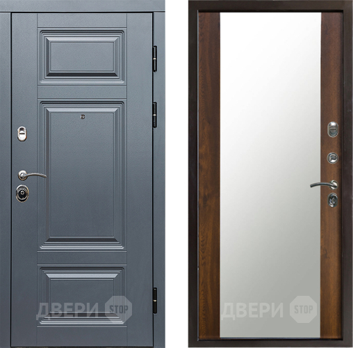 Входная металлическая Дверь Престиж Премиум Зеркало Дуб в Жуковский