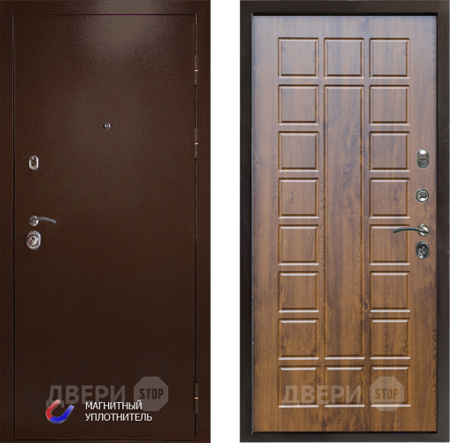 Входная металлическая Дверь Престиж Медь Престиж Дуб в Жуковский