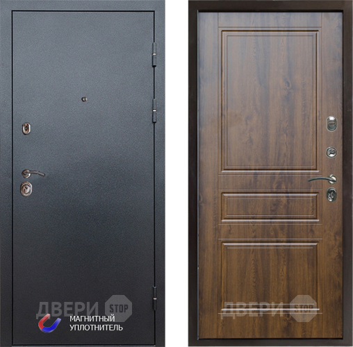 Входная металлическая Дверь Престиж Графит Классика Дуб в Жуковский