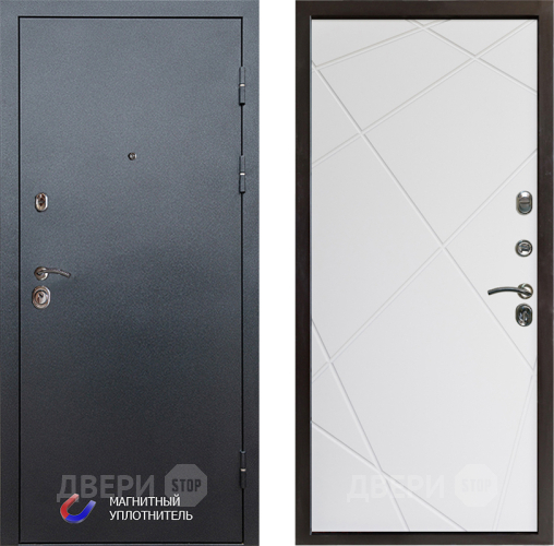Дверь Престиж Графит Лучи Бетон белый в Жуковский