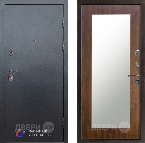 Дверь Престиж Графит Зеркло Пастораль Дуб в Жуковский