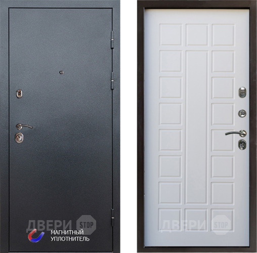 Входная металлическая Дверь Престиж Графит Престиж Белое дерево в Жуковский