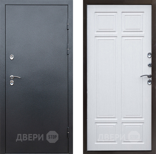 Входная металлическая Дверь Престиж TERMO с терморазрывом Снегирь Серебро Премиум Лиственница белая в Жуковский
