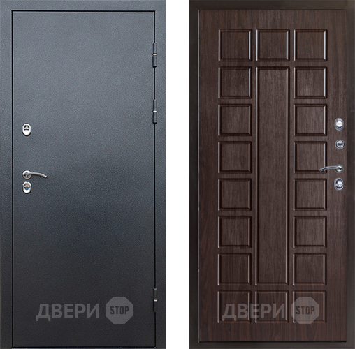 Входная металлическая Дверь Престиж TERMO с терморазрывом Снегирь Серебро Престиж Венге в Жуковский