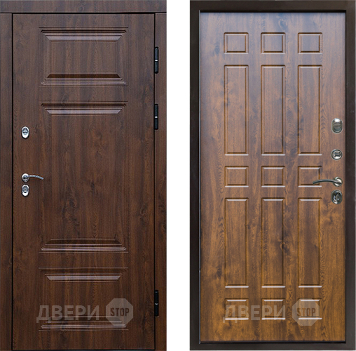 Входная металлическая Дверь Престиж TERMO с терморазрывом Премиум Орех Спарта Дуб в Жуковский