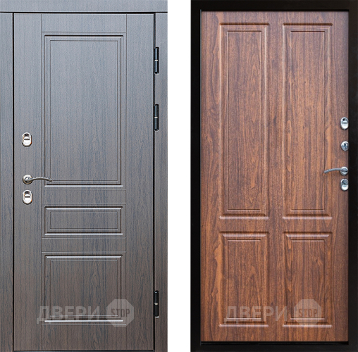 Входная металлическая Дверь Престиж TERMO с терморазрывом Классика Премиум Орех светлый в Жуковский